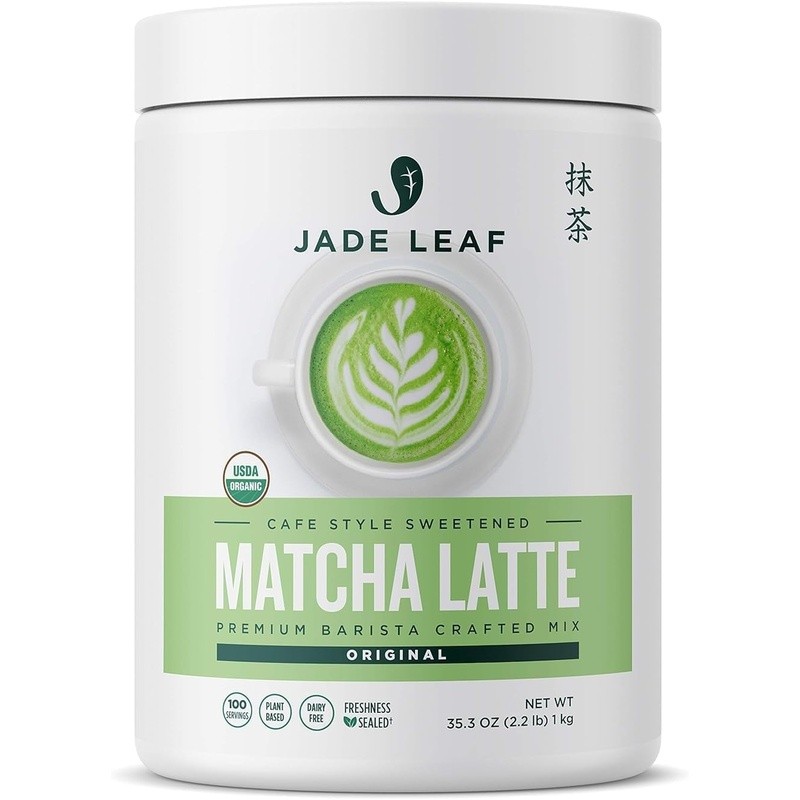 Organic Matcha Powder Blend Easy to Make Caffeinated Beverage Café Style Drink