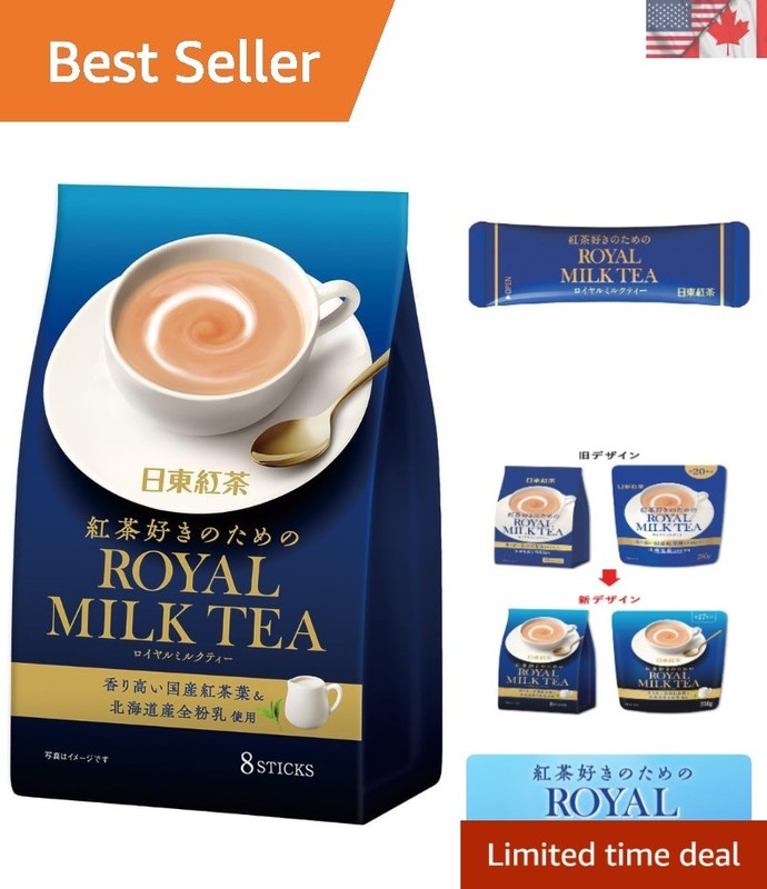 Royal Milk Tea Instant Powder 10-Pack – Perfect for Hot and Cold Enjoyment