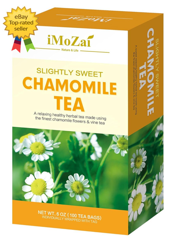 Chamomile Tea Bags 100 Count Individually Wrapped