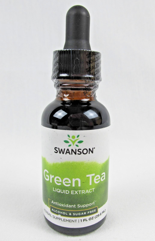 Swanson Green Tea Liquid Extract (Alcohol and Sugar-Free) 1 fl. oz Liquid