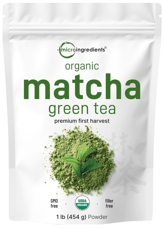 Organic Matcha Green Tea Powder, 1 lb | First Harvest, Culinary Grade from Ja…