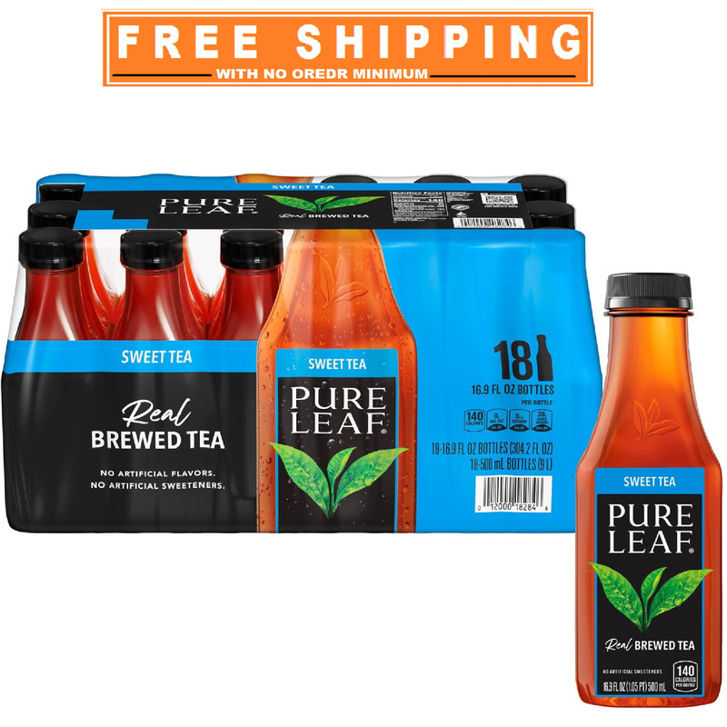 Pure Leaf Real Brewed Tea Sweet Tea 16.9 fl. oz., 18 pk.