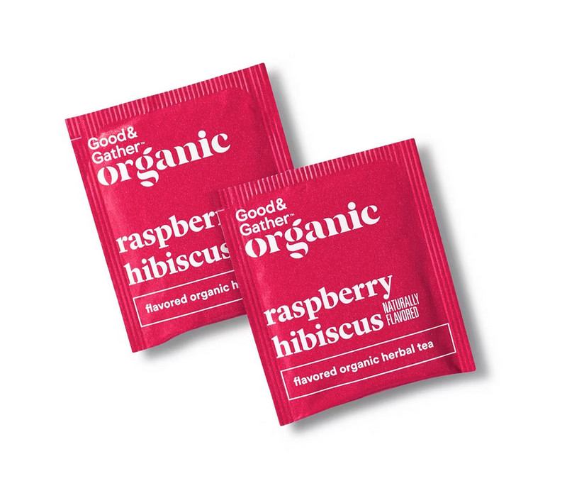 Good & Gather Organic Raspberry Hibiscus Herbal Tea - 20ct - 4 Pack (80 Bags) gallery