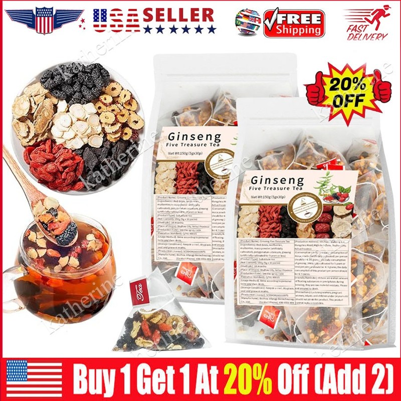 30pcs Ginseng six treasure tea , Kidney tea ,liver tea , red date kidney health gallery