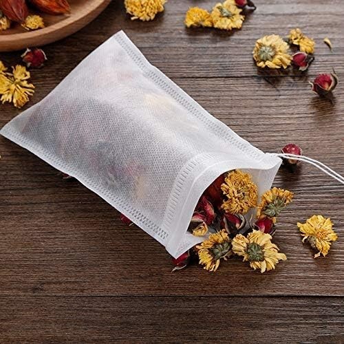 Convenient 400 Pcs Drawstring Tea Bags – Perfect for Loose Leaf and DIY Blends gallery