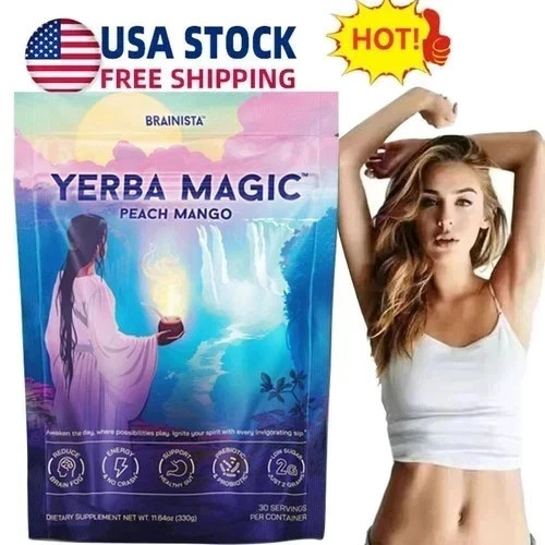 Yerba Magic–Yerba Mate Tea Instant Powder Super Drink with Nootropics,Prebiotics gallery