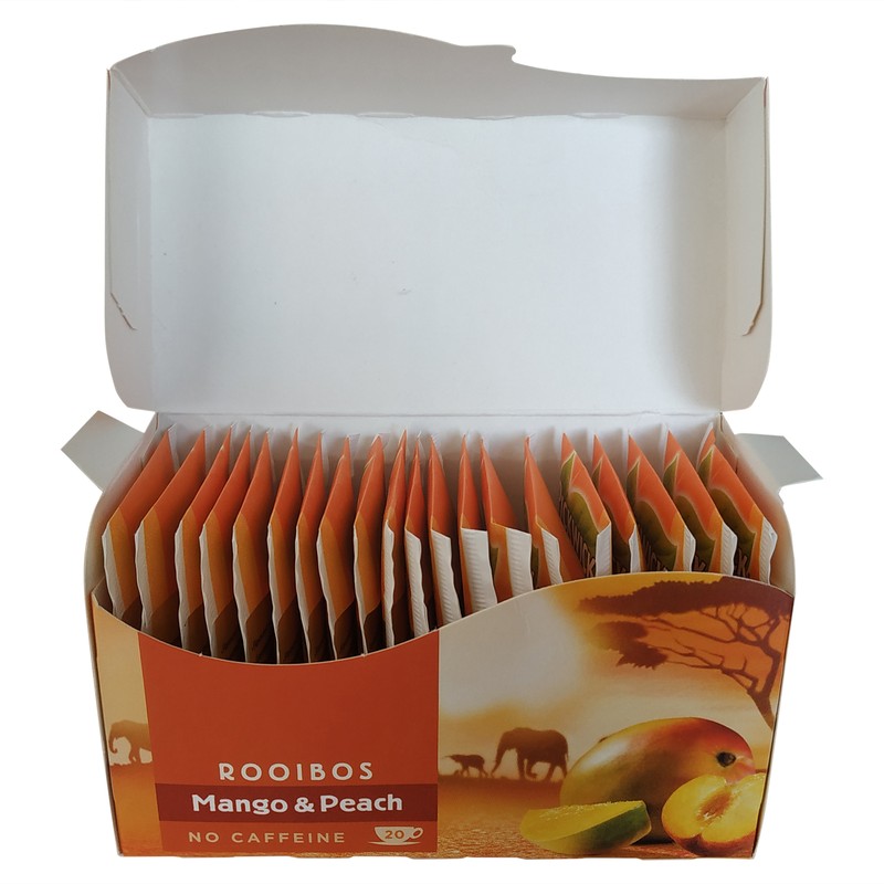 Pickwick Tea | Dutch Tea | Pickwick Rooibos Peach & Mango - Pack of 40 Bags gallery