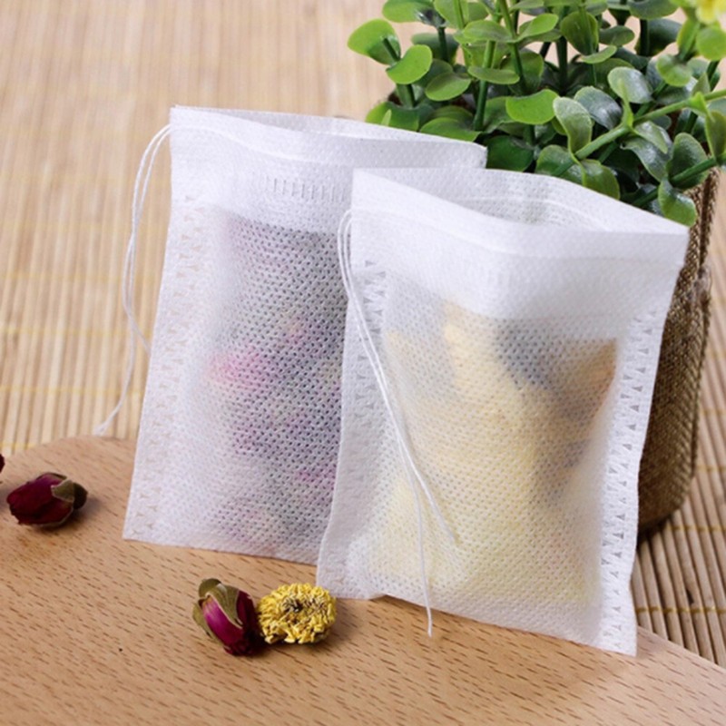 Drawstring Non-Woven Filter Bag High temperature resistance Double S fabric gallery