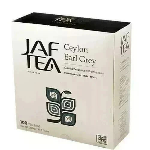 Jaf Ceylon Earl Grey Tea, 100 Count Tea Bags 200G FREE SHIPPING gallery