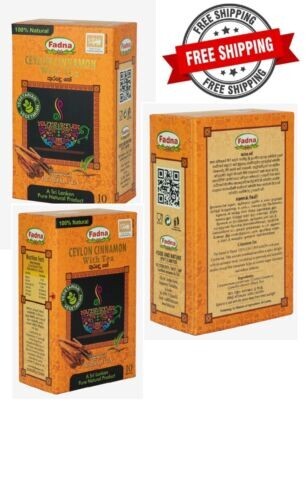 Original Ceylon Cinnamon Fadna Tea 100% Natural Cinnamon 10 Tea Bags Herbal Tea gallery