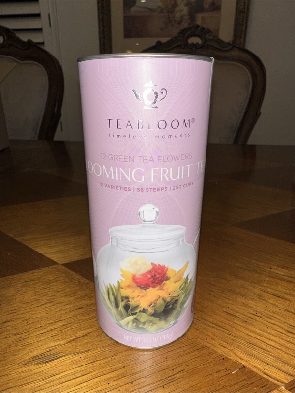 New Flowering Tea 12 Hand Tied Blooming Tea Flowers 36 Steeps, Makes 250 Cups
