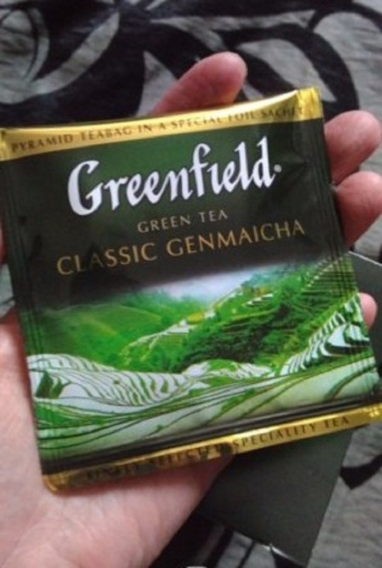 40 Pyramids CLASSIC GENMAICHA GREEN TEA Greenfield RF gallery