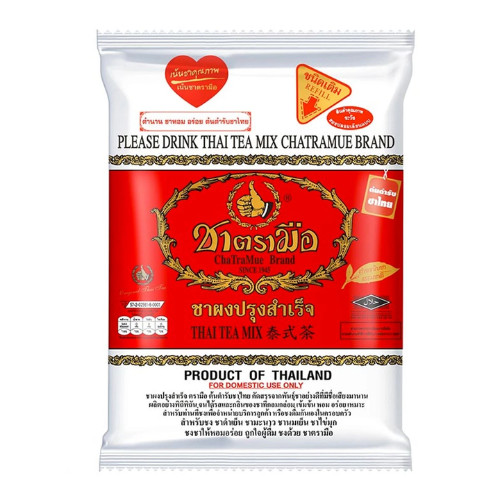 Thai Tea Mix Number One Brand Traditional Thai Drink Cha Tra Mue 400g (14 oz)