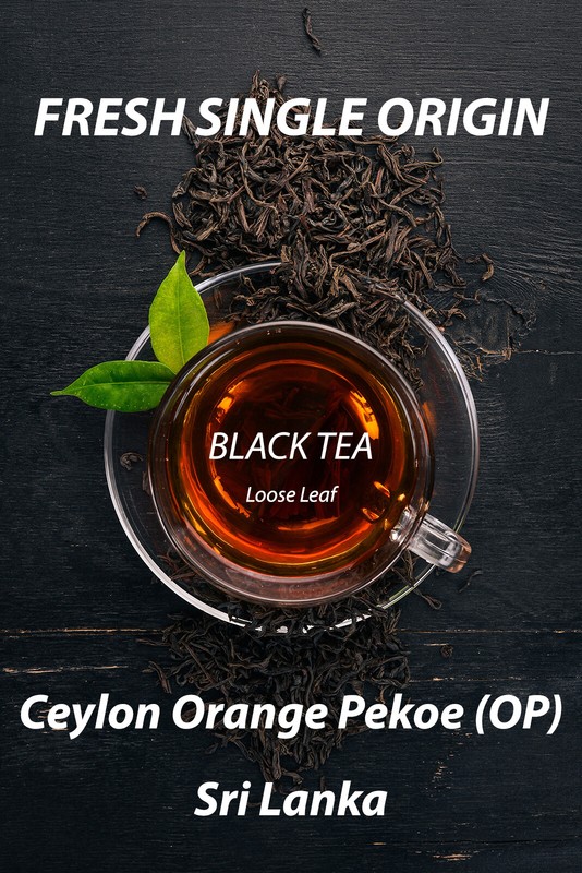 Black Tea Fresh Single Estate Ceylon Orange Pekoe OP - Loose Leaf Tea gallery