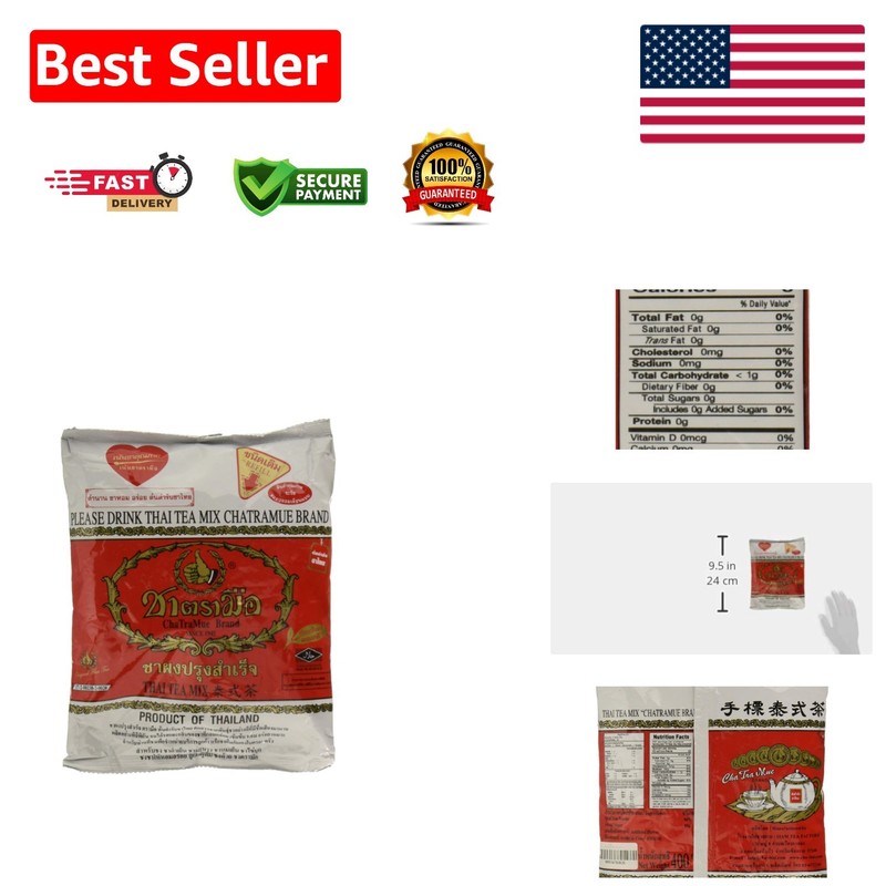 Delicious Thai Iced Tea Mix 400g - Easy Preparation & Rich Flavor Experience