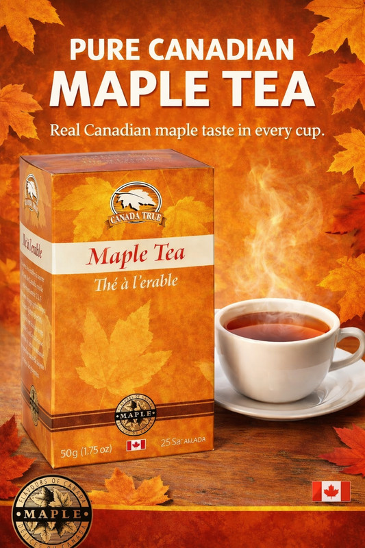 CANADA TRUE Premium Maple Tea -25 Tea Bags 50g (Maple Tea) - Canada Imported gallery