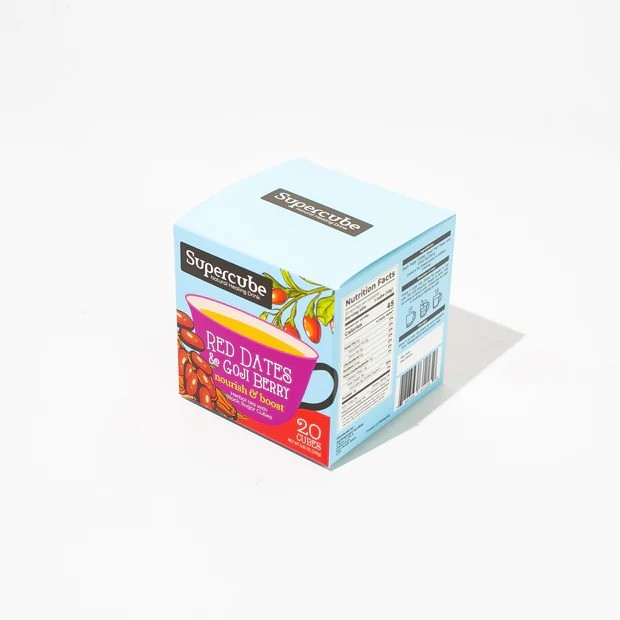 Supercube Red Dates & Goji Berry Molasses Cubes | Herbal Tea Drink | Energy gallery