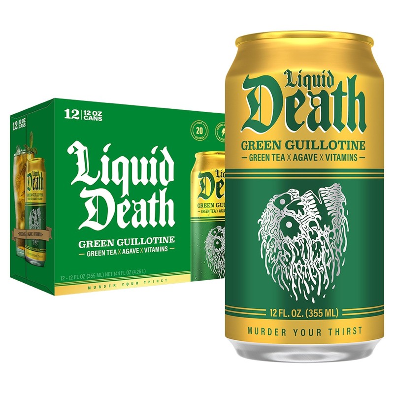 Iced Tea - Green Guillotine (Green Tea), Less Sugar*, Boost of Caffeine, B Vi...