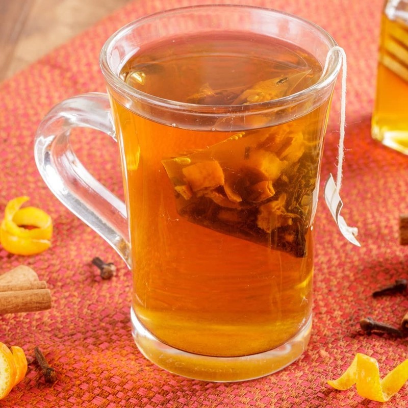 Decaf Hot Cinnamon Tea Sachets - Bold Flavor, Eco-Friendly 20 Sachets Tin, 1.4oz gallery