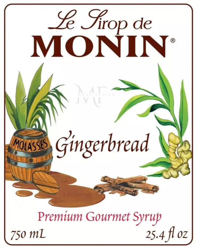 🎄✨ Monin Gingerbread Syrup 750mL – Warm, Sweet Holiday Flavor Boost! ✨🎄 gallery