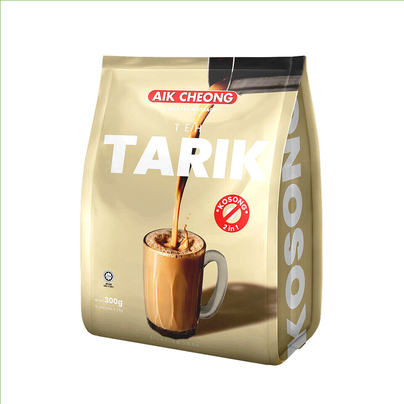 Aik Cheong 2 In 1 Milk Tea No Sugar Added (Teh Tarik Kosong) 25gm x 12 – HALAL