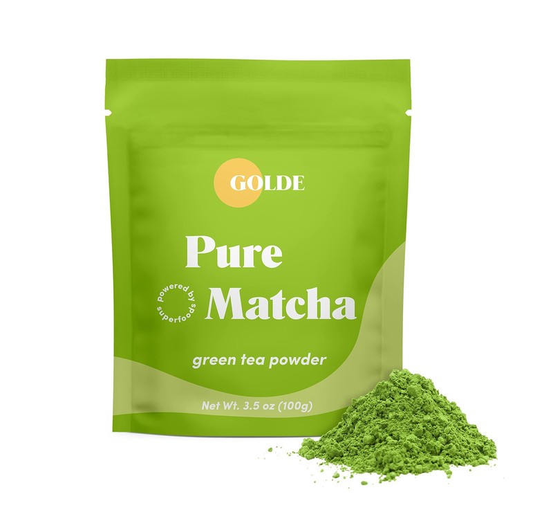 GOLDE – Pure Matcha – Ceremonial Grade Matcha Powder – Green Tea Superfood w/…