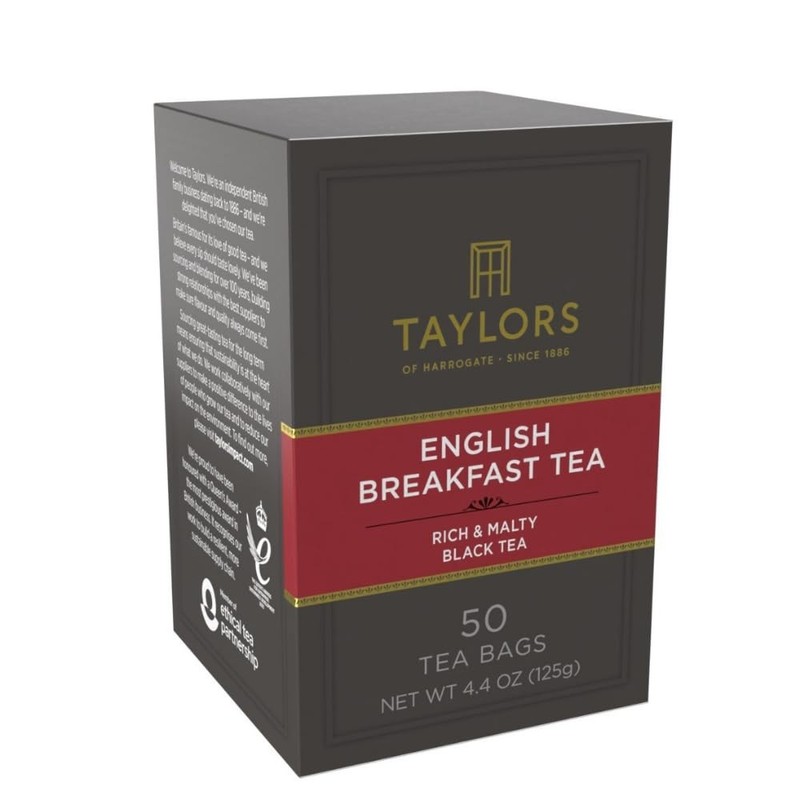 Rich & Refreshing 50 Count English Breakfast Tea - Pillow Tea Bags for Anytime gallery