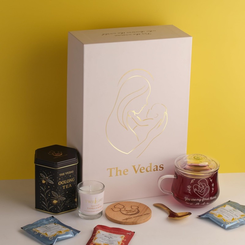 Gift For MOM tea gift set | 22 items tea collection | 8 Different Flavours te... gallery