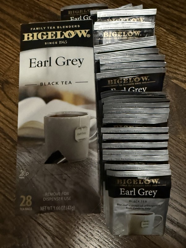 Bigelow Earl Grey Black Tea – Pack Of 62 Bags (Expiration Date: Jan 2027)
