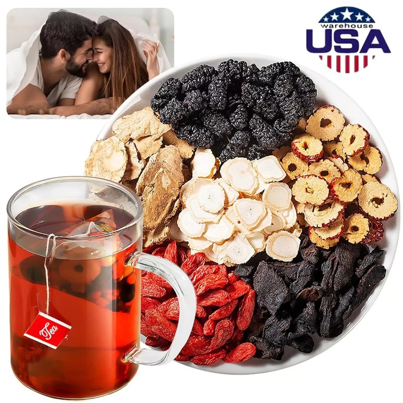 90pcs Ginseng Five Treasure Tea Kidney liver tea Goji red date tea kidney health gallery