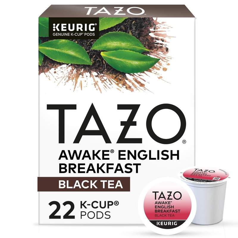 Awake English Breakfast Tea K-Cups, Bold Traditional Breakfast-Style Black Te…