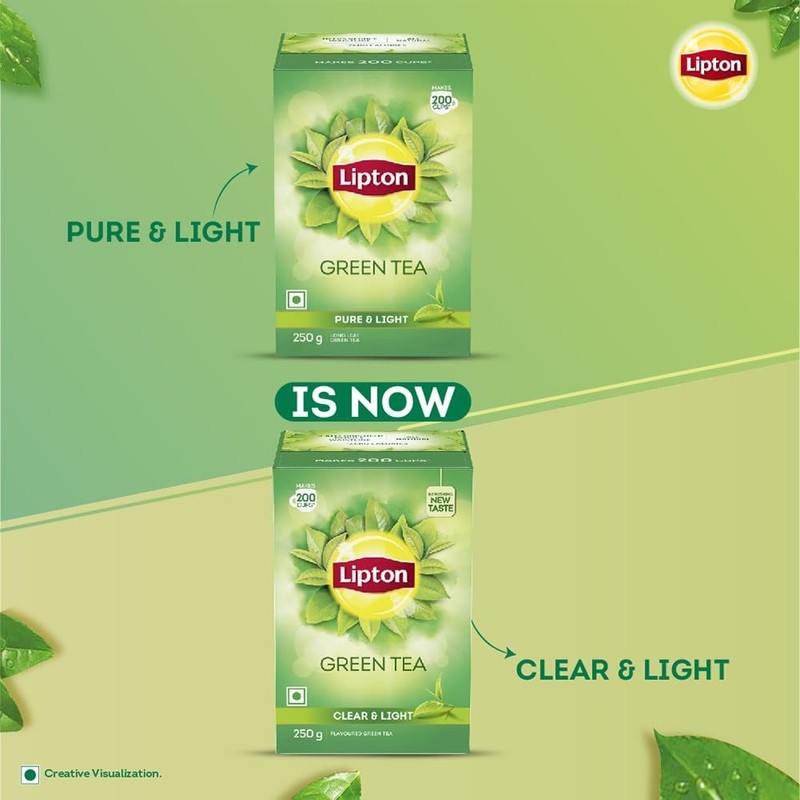 Lipton Clear & Light Loose Green Tea leaves 100g pack gallery