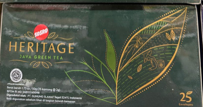 2 Box Sosro Heritage Java Green Tea gallery