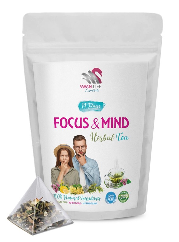 Cognitive function brew – FOCUS AND MIND HERBAL TEA – Clarity enhancing tea 1Pac