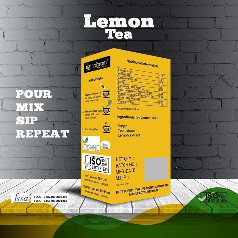 Chaigram Lemon Tea Instant Tea Premix - 10 x 14g =14 Free Shipping World Wide gallery
