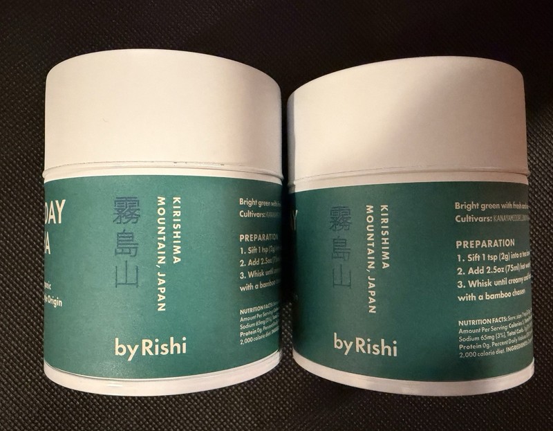 Matcha Powder Everyday .Single origin 1.05 Oz EACH/ TWO PACKS! By Rishi Japan gallery