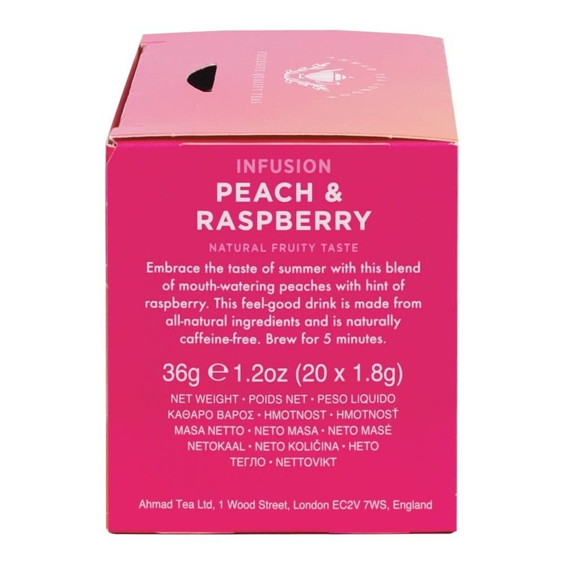 Peach & Raspberry Herbal Tea - 20 Count, Guilt-Free Indulgence gallery
