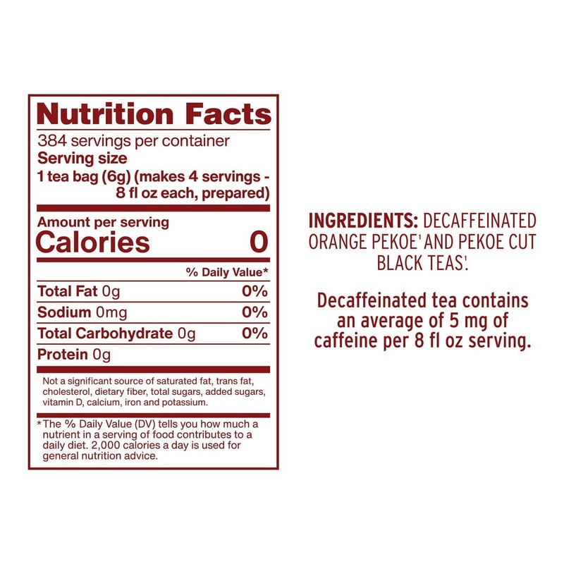 Luzianne Decaffeinated Tea, 96 ct. gallery