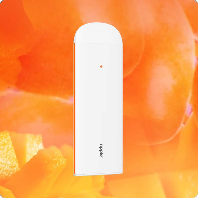 Ripple Mango 0% Nicotine Diffuser, Green Tea & Apricot Extracts, 1,000 Puffs gallery