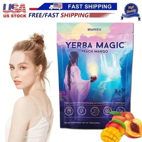 Peach Mango Yerba Mate - Instant Tea Powder, 30 Servings US Stock gallery