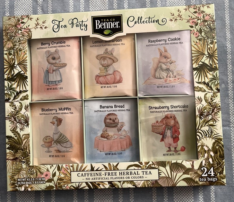 Aldi Benner Tea Co Tea Party Collection Caffeine Free Herbal Tea Assortment NEW gallery