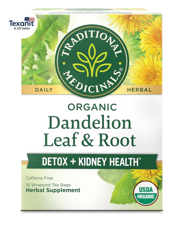 Organic, Dandelion Leaf & Root – Dandelion Root Tea, Supports Normal Detox + Dig