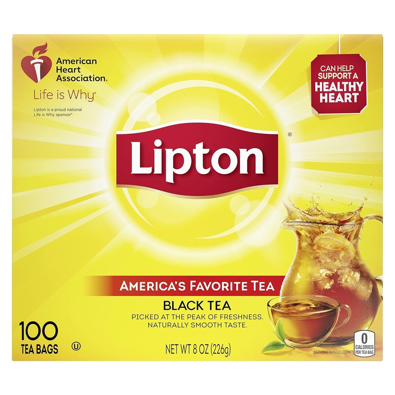 Tea Bags, Regular, 100/Box (Lip 291)