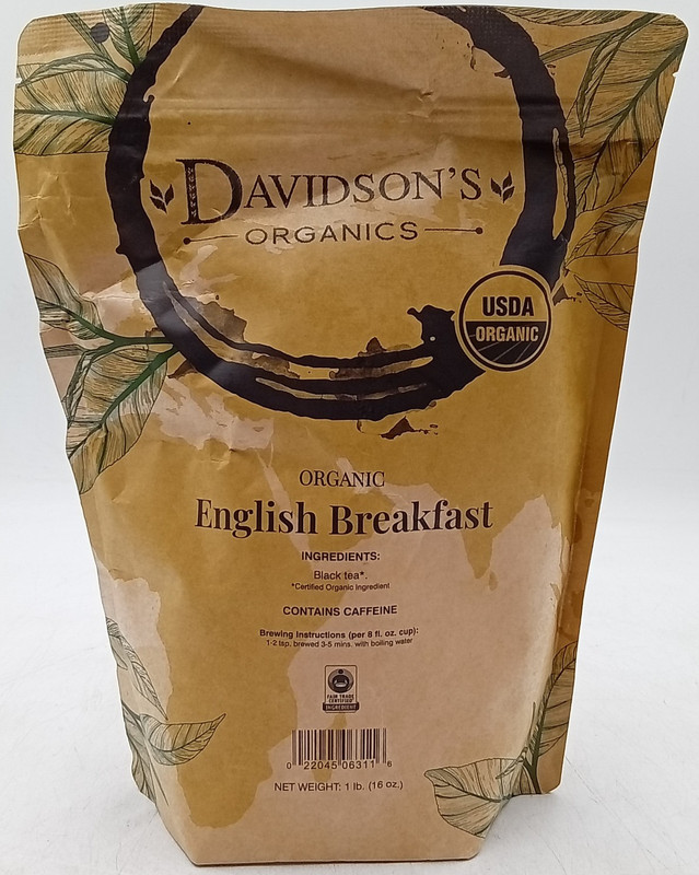 Davidson’s Tea Bulk English Breakfast 16 Ounce Exp 4/27