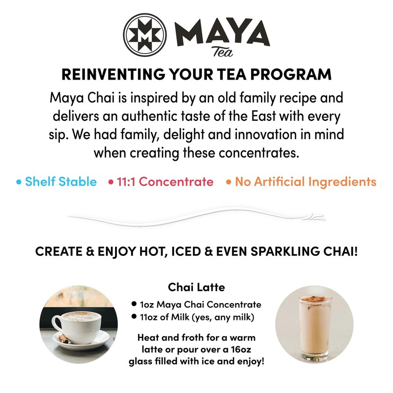 Maya Chai Tea Concentrate, Devi, Extra Spice, Heritage Recipe, 64 Fl Oz with ... gallery
