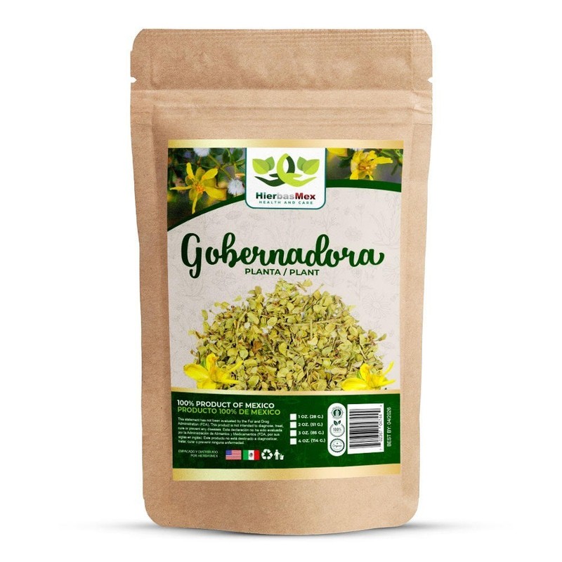 Gobernadora Herbal Tea 4 oz.-113g Gobernadora Te Herbal, Natural Mexican Herb