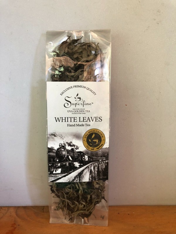 Ceylon Premium High Quality Organic White Leaves Tea 100% Natural 100% Handmade
