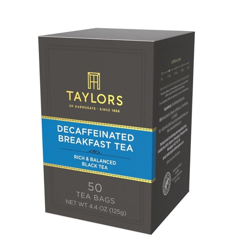 Decaffeinated Breakfast, Black Tea, Pillow Bags, 50 Count, Pack of 1 Rich, Br... gallery