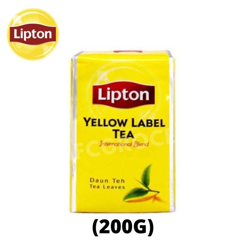 FREE SHIPPING Lipton Yellow Label Tea Leaves International Blend. ( 200 grams )