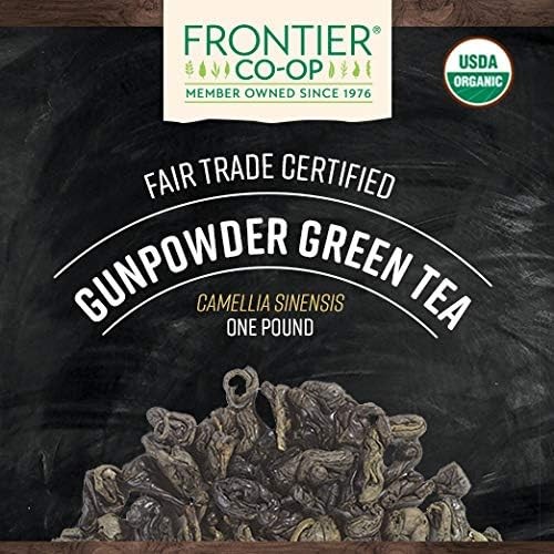 Frontier Co-op Organic Fair Trade Gunpowder Green Tea 1 Pound Bold Flavor gallery